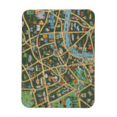 Magnet Flexible Carte du Daily Telegraph de Londres (Vertical)