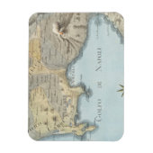 Magnet Flexible Carte du golfe de Naples et des environs (Vertical)