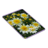 Magnet Flexible Carte du jour de la mère Fleur de Daisy jaune (Côté Droit)