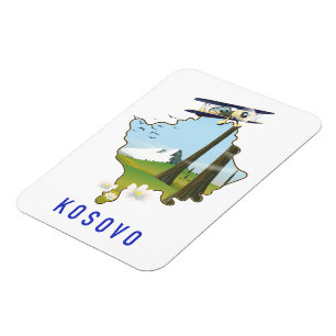 Magnet Flexible carte du Kosovo