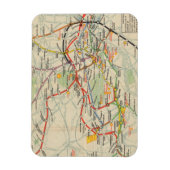 Magnet Flexible Carte du métro de Londres (Vertical)