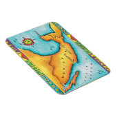 Magnet Flexible Carte du Mexique (Côté Droit)