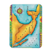 Magnet Flexible Carte du Mexique (Vertical)