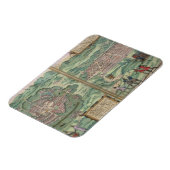 Magnet Flexible Carte du Mexique et Cuzco, de 'Civitates Orbis Ter (Côté Gauche)