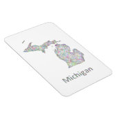 Magnet Flexible Carte du Michigan (Côté Droit)