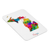 Magnet Flexible Carte du Michigan (Côté Droit)