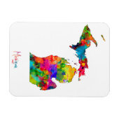 Magnet Flexible Carte du Michigan (Horizontal)