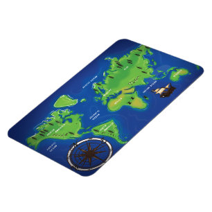 Magnet Flexible Carte du monde