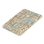 MAGNET FLEXIBLE CARTE DU MONDE 2E SIÈCLE (Côté Gauche)