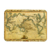 Magnet Flexible Carte du monde antique (Horizontal)