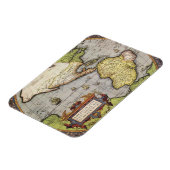 Magnet Flexible Carte du monde antique des Amériques, 1570 (Côté Gauche)