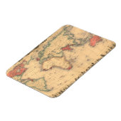 Magnet Flexible Carte du monde montrant l'Empire britannique (Côté Gauche)