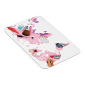 Magnet Flexible Carte du monde Pastel Comestics (Côté Droit)