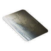 Magnet Flexible Carte du monde sur le sable (Côté Droit)