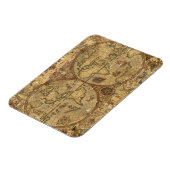 Magnet Flexible Carte du monde vintage (Côté Gauche)