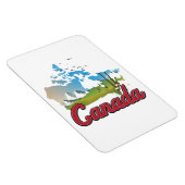 Magnet Flexible Carte du paysage du Canada (Côté Droit)