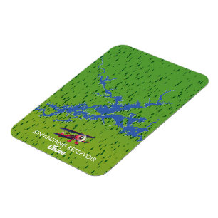 Magnet Flexible Carte du réservoir de Xin'anjiang Chine