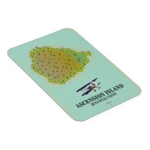 Magnet Flexible Carte du territoire britannique d'outre-mer de l'î