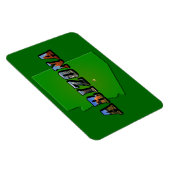 Magnet Flexible Carte et texte de l'image de l'Arizona (Côté Droit)