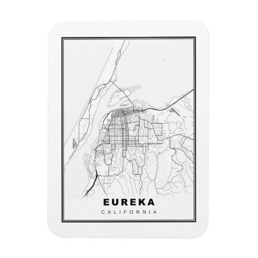 Magnet Flexible Carte Eureka (Vertical)