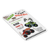 Magnet Flexible Carte flexible Anniversaire de enfant de camion Mo (Côté Droit)