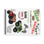 Magnet Flexible Carte flexible Anniversaire de enfant de camion Mo (Horizontal)