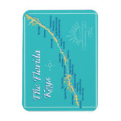 Magnet Flexible Carte Florida Keys (Vertical)
