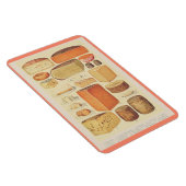 Magnet Flexible Carte fromage vintage illustration menu fromage (Côté Droit)