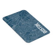 Magnet Flexible Carte graphique de Boston (Côté Droit)