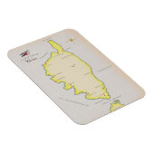 Magnet Flexible Carte illustrée de Corse (Côté Droit)
