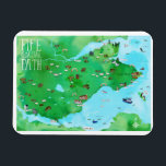 Magnet Flexible Carte illustrée de Fife Coastal Path Scotland<br><div class="desc">Découvrez cette carte illustrée cool du Chemin côtier de Fife en Écosse. Vous pouvez marcher sur ce merveilleux sentier qui s'arrête à travers les villes et qui traverse la campagne verdoyante. Arrêtez-vous en chemin pour voir passer les bateaux ou voir l'un des nombreux arc-en-ciel. Avez-vous emprunté ce chemin ? N'oubliez...</div>