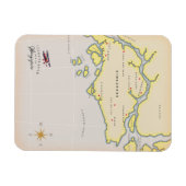 Magnet Flexible Carte illustrée de Singapour (Horizontal)