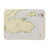 Magnet Flexible Carte illustrée du Qatar (Horizontal)