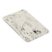 MAGNET FLEXIBLE CARTE : INDIENS AMÉRICAINS 2 (Côté Droit)