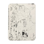 MAGNET FLEXIBLE CARTE : INDIENS AMÉRICAINS 2 (Vertical)