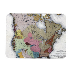 MAGNET FLEXIBLE CARTE : INDIENS AMÉRICAINS 3