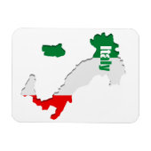 Magnet Flexible Carte Italie (Horizontal)