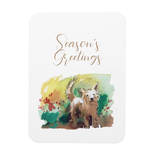 Magnet Flexible Carte Joyeuses Fêtes (Vertical)