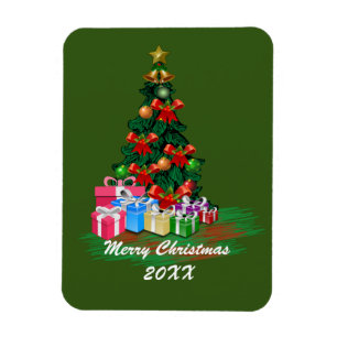 Magnet Flexible Carte magnétique de l'arbre de Noël