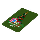 Magnet Flexible Carte magnétique de l'arbre de Noël (Côté Gauche)