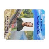Magnet Flexible Carte mémoire commémorative Train Rail Tram Chemin (Horizontal)