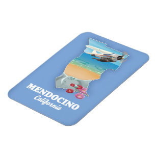 Magnet Flexible Carte Mendocino California