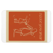 Magnet Flexible Carte mère Orange (Horizontal)