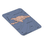 Magnet Flexible Carte météo d'Hispaniola (Côté Droit)