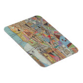 Magnet Flexible Carte moderne de New York I (Côté Droit)