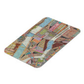 Magnet Flexible Carte moderne de New York II (Côté Gauche)