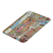 Magnet Flexible Carte moderne de New York III (Côté Gauche)