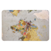 Magnet Flexible carte mondiale (Horizontal)