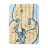 MAGNET FLEXIBLE CARTE MONDIALE : ERATOSTHENES (Vertical)