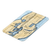 MAGNET FLEXIBLE CARTE MONDIALE : ERATOSTHENES (Côté Gauche)